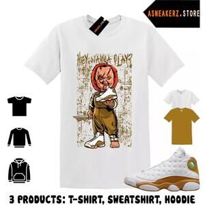 Shirt To Match Aj 13 Wheat Matching Tee Chucky T-Shirt